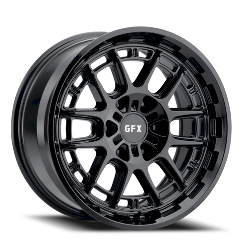 G-Fx Tr34 Wheels Rims 18x8 5x110 5x120 Gloss Black 35mm | T34 880-5010-35 GB