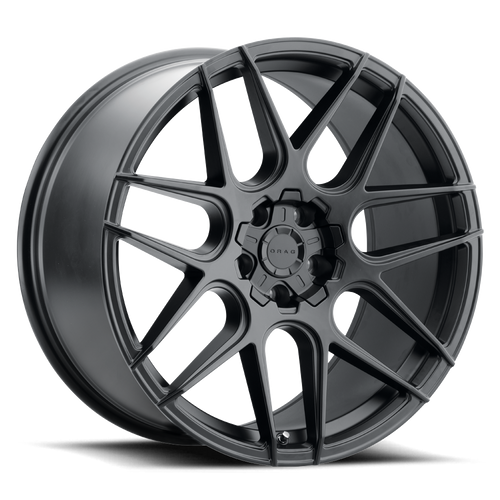 Drag Dr87 Wheels Rims 19x8.5 5x112 5x120 Flat Black 42mm | DR871985274274BF1