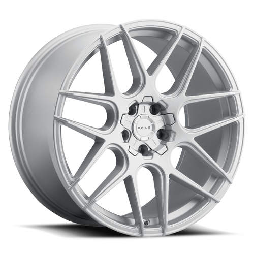 Drag Dr87 Wheels Rims 20x9 5x112 5x120 Silver 35mm | DR87209273574S1