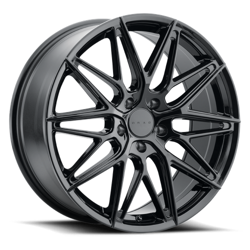 Drag Dr88 Wheels Rims 16x7 5x100 5x114.3 Gloss Black 40mm | DR88167054073GB1