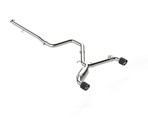 MBRP 3in. Cat-Back. Dual Rear Exit. Active. T304 with CF Tips | BKSJ S47073CF