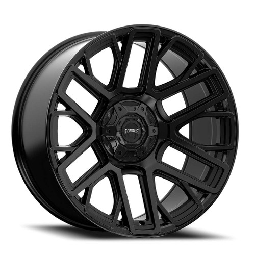 Torque Tw428C Slope Wheels Rims 22x10 6x135 6x139.7 Satin Black -18mm | TW428C-22103504-18