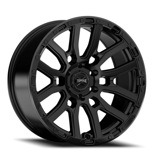 Torque Tw401R Canyon Wheels Rims 20x10 6x135 Satin Black -18mm | TW401R-20103604-18