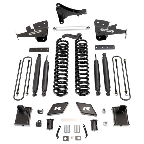 ReadyLift 7" Coil Spring Lift Kit With SST3000 Shocks - Ford Super Duty Diesel F-250 Without Camper Spring Package 4WD 2017-2022 | BKMQ 49-27700