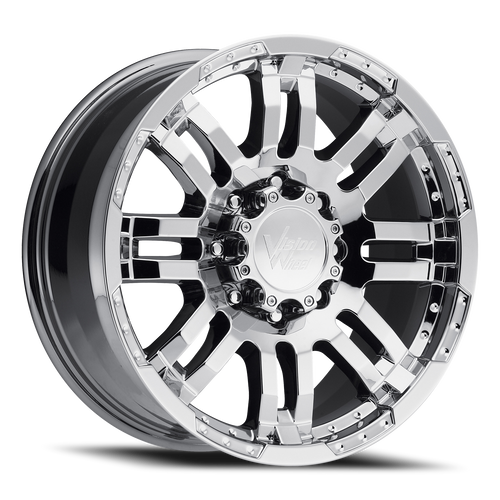 Vision Warrior 375 Wheel 17x8.5 8x165.1 Chrome 18mm | 375-7881C18