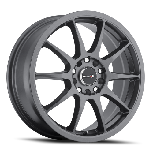 Vision Bane 425 Wheel 16x7 5x100 & 5x114.3 Gunmetal 38mm | 425-6718GM38