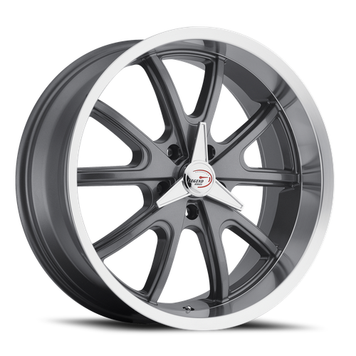 Vision Torque 143 Wheel 18x8.5 5x114.3 Gunmetal With Machined Lip 20mm | 143-8865GMML20