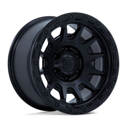 Fuel Fc884 Fortress Wheels Rims 17x8.5 6x139.7 Matte Black W/ Gloss Black Lip 25mm | FC884MB17856825