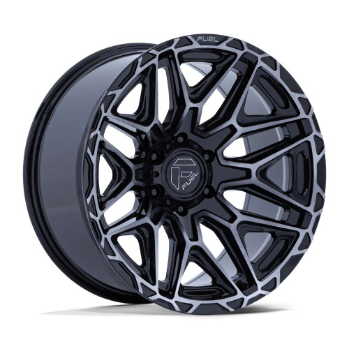 Fuel Fc885 Injector Wheels Rims 20x10 5x127 Gloss Black Machined Face W/ Dark Tint -18mm | FC885BT20105018N