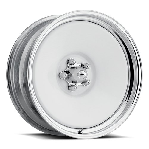 Us Rat Rod Wheels Rims 18x10 6x139.7 Chrome And Gloss White -6mm | 661-9060