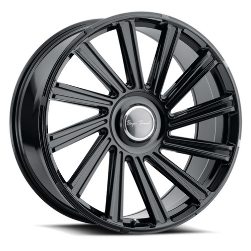 Blaque Diamond Bd-40 Wheels Rims 22x10.5 5x120 Gloss Black 38mm | PW#602v2