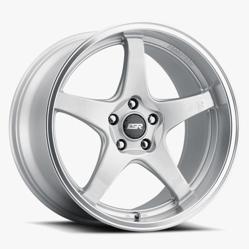 Esr Apx5 Wheels Rims 18x10.5 5x112 Hyper Silver W/ Machined Lip 22mm | 80551422 APX5HS-ML 5X112