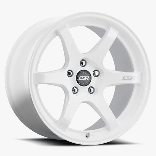 Esr Apx6 Wheels Rims 18x10.5 5x110 Gloss White 22mm | 80551422 APX6WHT 5X110