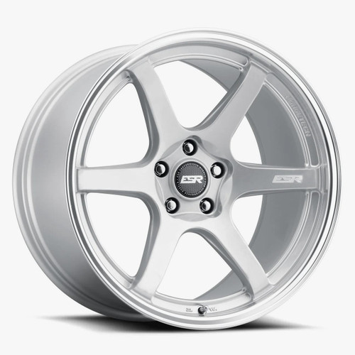 Esr Apx6 Wheels Rims 19x9.5 5x120.65 Hyper Silver W/ Machined Lip 35mm | 99551435 APX6HS-ML 5X120.6