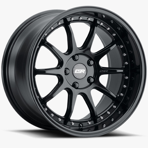 Esr Cs12 Wheels Rims 18x9.5 5x110 Gloss Black 35mm | 89551435 CS12GBLK 5X110
