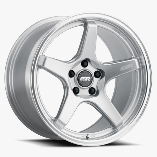 Esr Apx5C Wheels Rims 19x8.5 5x114.3 Hyper Silver W/ Machined Lip 40mm | 98551240 APX5CHS-ML 5X114