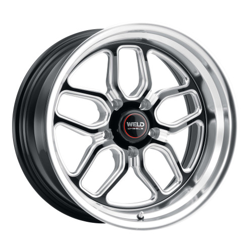 Weld Street Performance Laguna Street Wheels Rims 18x9.5 5x127 Gloss Black Milled 0mm | S10789573525