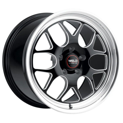 Weld Street Performance Solana Street Wheels Rims 18x10 5x120.65 Gloss Black Milled 28mm | S11080062P28