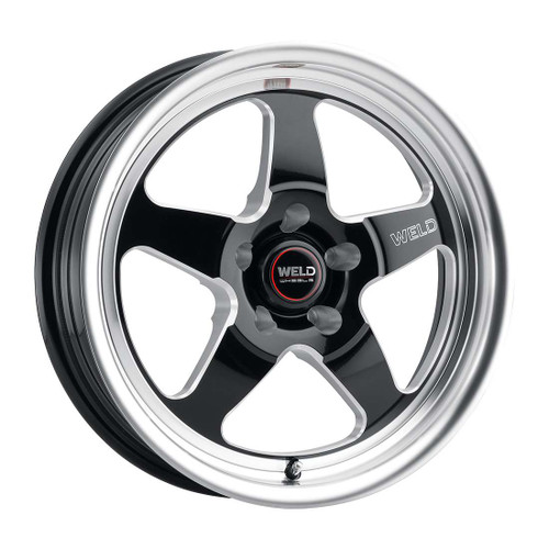 Weld Street Performance Ventura Drag Wheels Rims 15x10 5x114.3 Gloss Black Milled 50mm | S155B0067P51