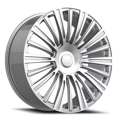 O.E. Revolution Cad-35 Wheel 22x9 6x139.7 Silver & Machined 31mm | CAD35-2295031SM