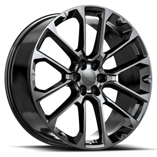 O.E. Revolution G-40 Wheels Rims 26x10 6x139.7 Gloss Black 31mm | G40-26105031GB