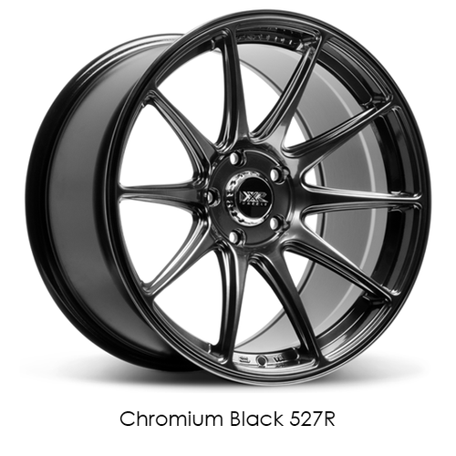 Xxr 527R Wheels Rims 19x8.5 5x120 Chromium Black 35mm | 527R981250