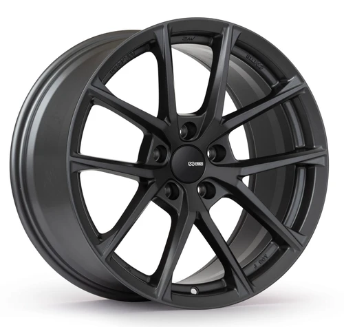 Enkei Helix Wheels Rims 18x8.5 5x114.3 Matte Gunmetal 45mm | 549-885-6545GM