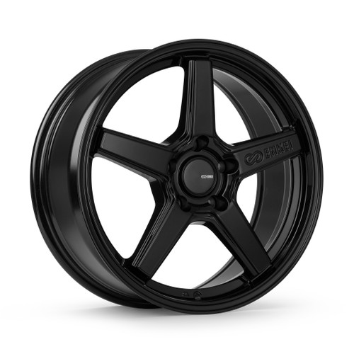 Enkei Quasar Wheels Rims 19x8 5x112 Gloss Black 45mm | 550-980-4445BK