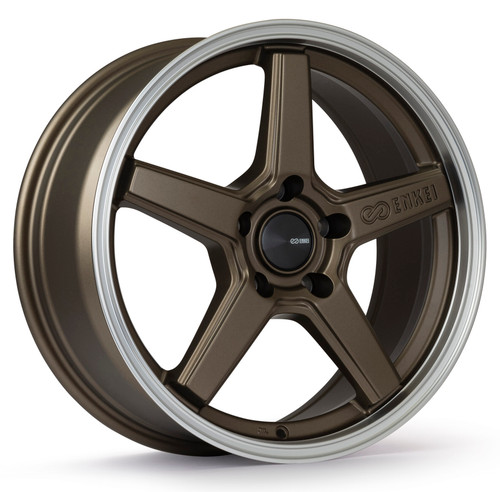 Enkei Quasar Wheels Rims 19x8 5x114.3 Matte Bronze 45mm | 550-980-6545ZP