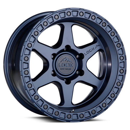 Lock Offroad Olympus Wheels Rims 17x9 6x139.7 Matte Blue -35mm | OLYMPUS-7969BLUE
