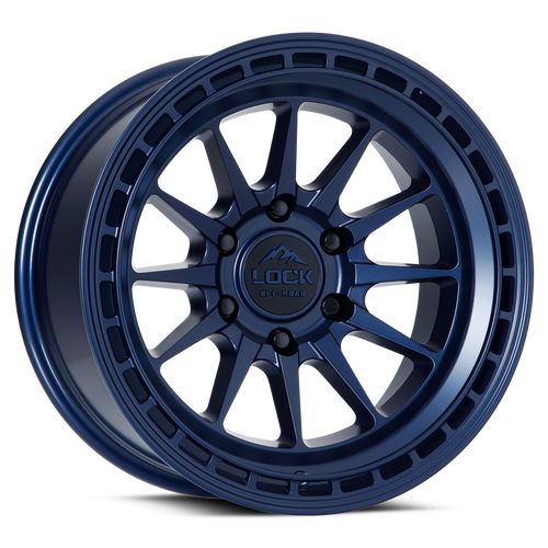 Lock Offroad Baja Wheels Rims 17x9 5x127 Matte Blue 0mm | BAJA-7957BLUE