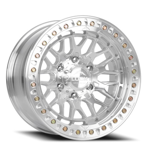 Lock Offroad Invader Forged Beadlock Wheel 17x9 6x139.7 Raw Machined 0mmㅤ