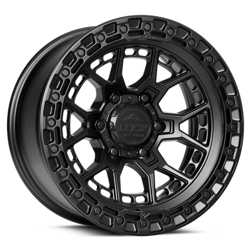Lock Offroad Commando Wheels Rims 20x9 6x139.7 Matte Black 0mm | COMMANDO-2969MB