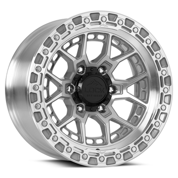 Lock Offroad Commando Wheels Rims 17x9 6x135 Machined W/ Clear Coat 0mm | COMMANDO-7963MC