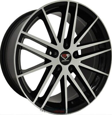 Dcenti Racing 012 Wheels Rims 20x8.5 5x114.3 Black Machined 38mm | WDCW012S29O23P010F004C11