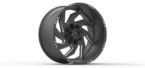 Red Dirt Road RD19 Wheel 20x9 5x127 & 5x139.7 Matte Flat Black w/ Machined Rivets 0mm | WRDW019S30O08P061F201C24
