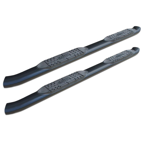 Raptor Series 5 in OE Style Curved Oval Steps Black E-Coated Alloy Steel | CYC 1603-0179B