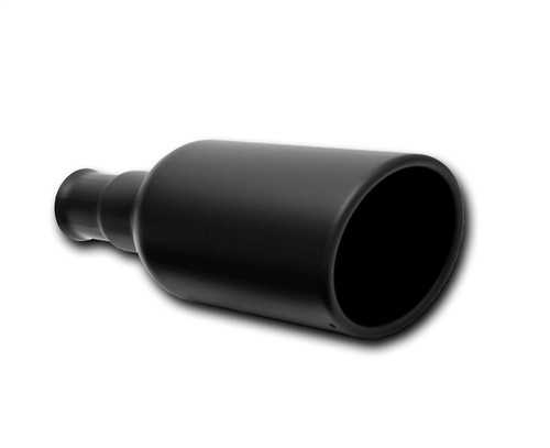 Gibson Performance Black Ceramic Rolled Edge Angle Exhaust Tip | BFBL 500682-B