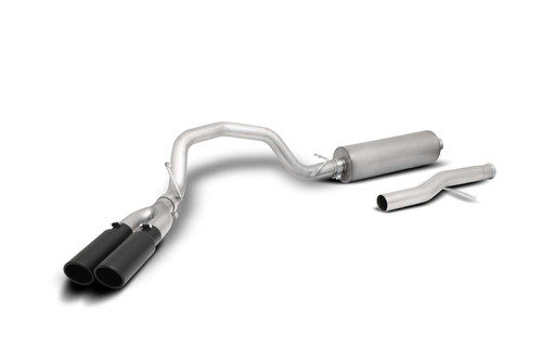 Gibson Performance Black Elite Cat-Back Dual Sport Exhaust System; Stainless | BFBL 65694B