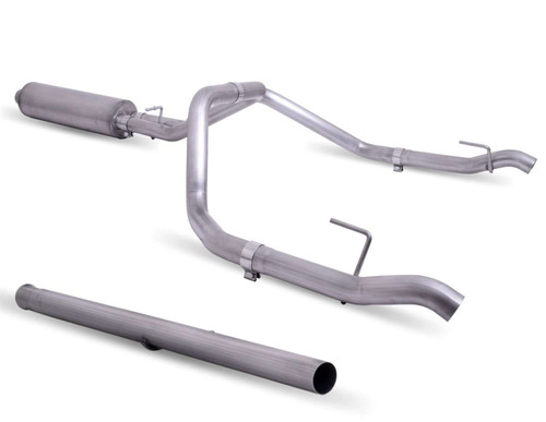 Gibson Performance Cat-Back Dual Split Exhaust System; Stainless | BFBL 65698