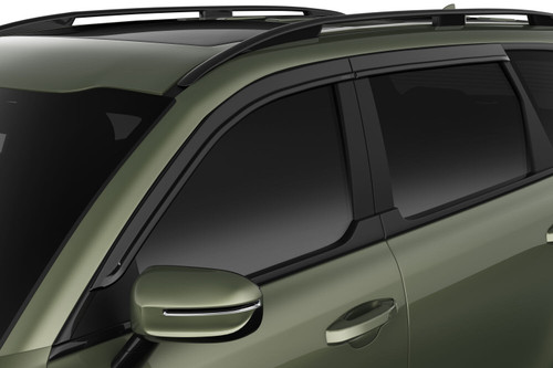 Husky Liners Low Profile Ventvisor Deflector; Smoke; Outside Mount; 4 pc | BBVR 2854130