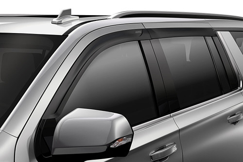 Husky Liners Low Profile Ventvisor Deflector; Matte Black; Outside Mount; 4 pc | BBVR 2857092