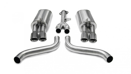 Corsa Performance Exhaust 2.5" Cat-Back Dual Rear Exit with Twin 3.5" Polished Pro-Series Tips | COR 14115