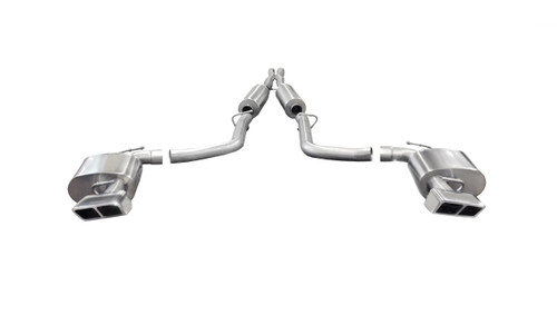 Corsa Performance Exhaust 2.75" Cat-Back Dual Rear Exit with GTX2 Polished Tips | COR 14427