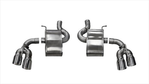 Corsa Performance Exhaust 2.75" Axle-Back Dual Rear Exit with Twin 4.0" Polished Pro-Series Tips | COR 14784