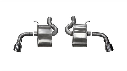 Corsa Performance Exhaust 2.75" Axle-Back Dual Rear Exit with Single 4.5" Polished Pro-Series Tips | COR 14785