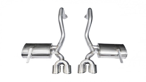 Corsa Performance Exhaust 2.5" Axle-Back Dual Rear Exit with Twin 4.0" Polished Pro-Series Tips | COR 14961