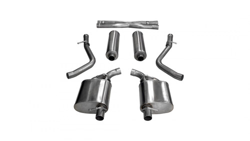 Corsa Performance Exhaust 2.5" Cat-Back Dual Rear Exit without Tips  | COR 14972