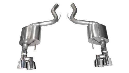 Corsa Performance Exhaust 3.0" Axle-Back Dual Rear Exit with Twin 4.0" Polished Pro-Series Tips | COR 21039
