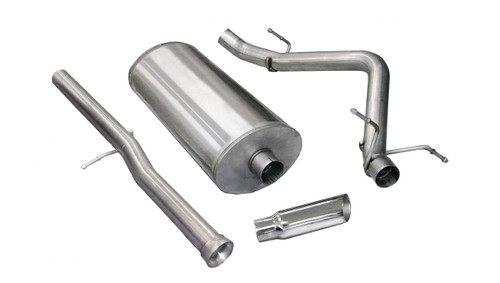 Corsa Performance Exhaust 3.0" Cat-Back Single Side Exit with Single 4.0" Polished Slash Cut Tip | COR 24523